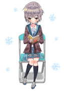 読書 ニコニコ静画 イラスト