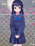 セーラー服の女の子。