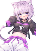 猫又おかゆ ニコニコ静画 イラスト