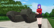 mktn：「重戦車でも簡単に撃ち抜けない重装甲！　これぞ「大英帝国」の強さと誇りそのものよね！」