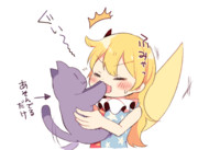 猫に遊ばれるクラピ