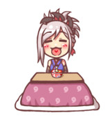 【GIFアニメ】おなかがすいてはいくさができぬ！