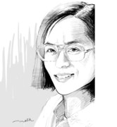 追悼似顔絵：宅八郎さん