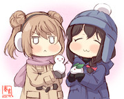 わんどろ雪みちしぐ