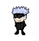 五条先生 ドット絵　64x64