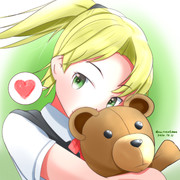 舞風とテディーベア