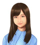 【芸能人の似顔絵】放置少女の橋本環奈