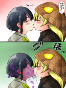 隊長から自分とキスするよう命じられた王