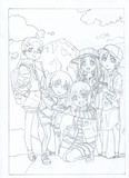 【描画】向山进发（登山少女）海报