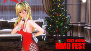 【21冬MMDふぇすと展覧会】バニーサンタ（スパ子）