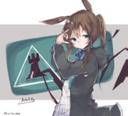 アーミヤちゃん決めポーズ？
