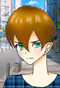 繁華街にいる 龍騎くん/剣城騎王