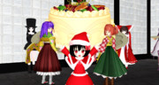 【支援絵】チアキちゃん、皆の為にクリスマスケーキ作った