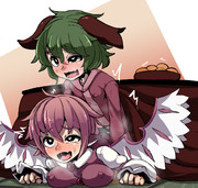 ケモっ子がじゃれてるだけ