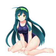 東北ずん子動画GIF素材（スク水）