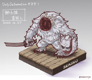 獅子猿 ニコニコ静画 イラスト