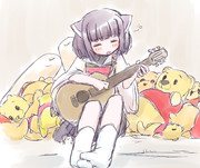 ギターの練習が子守歌に変化するころ…