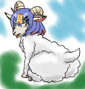 羊になったあずきアイス藍丸