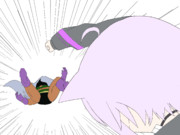 パラガスを殴るおかゆん