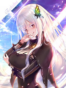 白髪 ニコニコ静画 イラスト