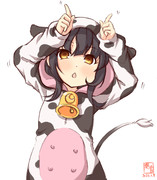 わんどろ　うしさんきぐるみパジャマのミッカ