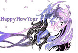 描いた年賀状2021　弐
