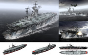 MMD用モブ航空母艦1943(ｸﾞﾗｰﾌﾓｯﾌﾞﾘﾝ)
