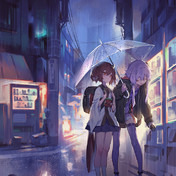 夜の街 ニコニコ静画 イラスト