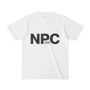 Tシャツ ホワイト 文字研究所 NPC