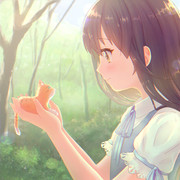 茶髪ロング ニコニコ静画 イラスト