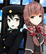 「あきつ丸さんと神州丸さんで一枚」