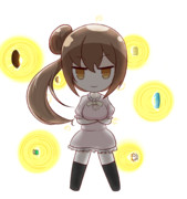 誕生日プレゼントとして、無限のアイスクリームを手にしたささらちゃん