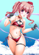 水着っぽいツムギちゃん