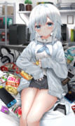 口に何かついてるよ