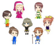 im@s架空戦記×FF4（たかめ）のキャラ