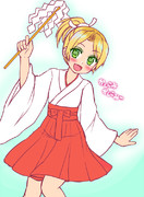 巫女舞風【艦これエアスケブ】