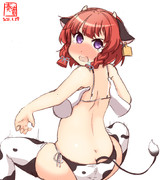 わんどろ牛柄ﾋﾞｷﾆｴﾄﾛﾌﾁｬﾝｱｯｱｯ…