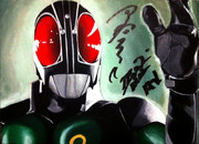 仮面ライダーBLACK　RX（てつを直筆サイン付き）