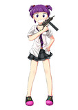 【オリジナル】PUBGスコーピオンっ娘ちゃん