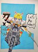 サーベルタイガー×GSX1100S"KATANA"