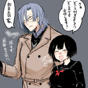 眼鏡男子 ニコニコ静画 イラスト