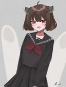 jk黒セーラーきりたん