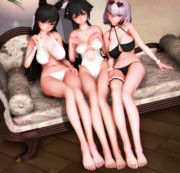 【あたかおルーム】お姉さん達の 整列おみあし…♡