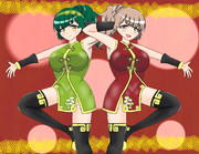 ずんささチャイナ服