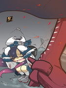 大破した松輪の前に降臨する巨人