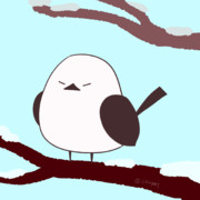 シマエナガ ニコニコ静画 イラスト