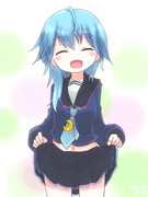 今日の水無月はスカート気分