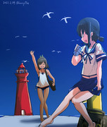 吹雪ちゃんとしおいちゃん