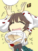 遊びに夢中でパイポロ寸前の比叡ちゃん