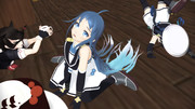【MMD艦これ】「このチョコケーキを、どうぞ、って、あ、あれ!?　あぁあぁ～～！」の後